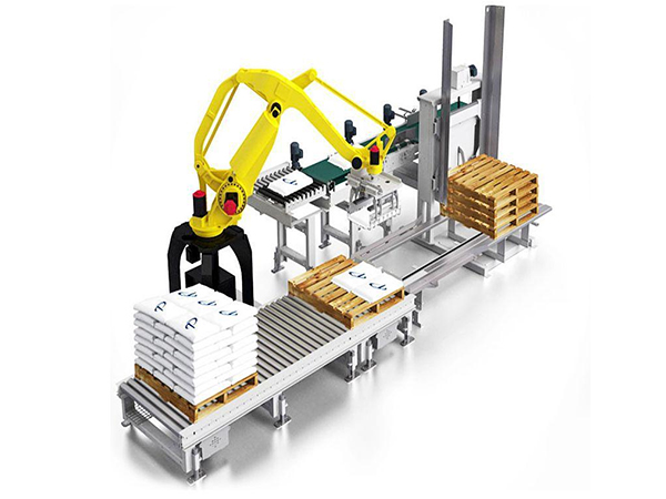 Robotic arm palletizer, robotic palletising, robot palletizing system Featured Image