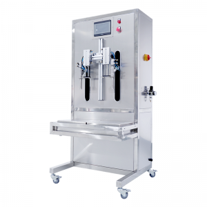 Semi automatic net weight based liquid filling machine,100g-25kg Weighing Capacity